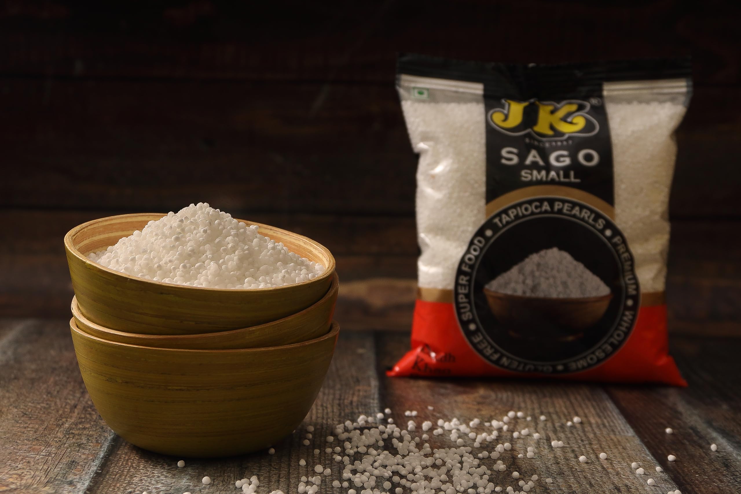 JK Sabudana (Premium Sago) Moti/Small, 250g | Tapioca Granules | Multipack | 1Kg (Pack of 4) - Image 4 thumbnail