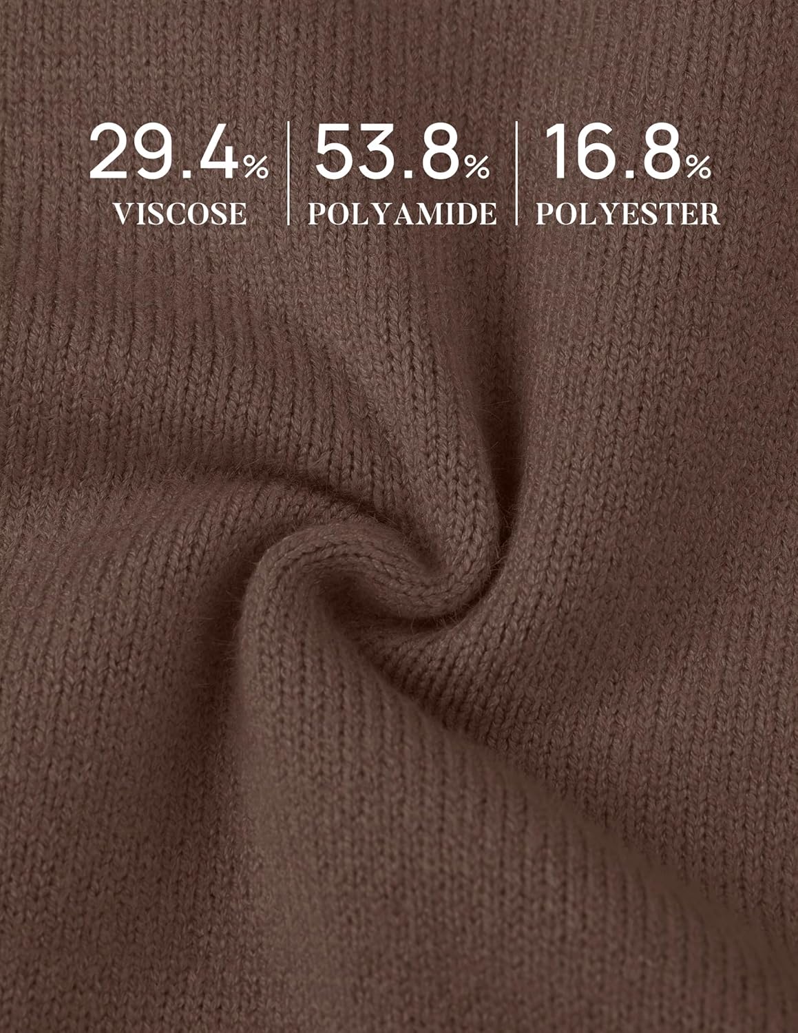 ZESICA Women's Fleece Sherpa Lined Sweater 2026 Winter Thermal Shirts Long Sleeve Mock Neck Slim Fitted Pullover Tops - Image 8