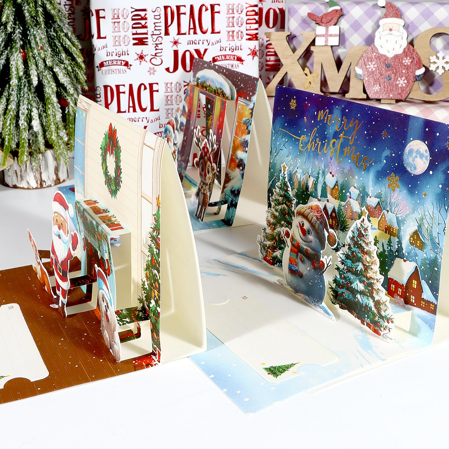 Carte 3d Noel Cartes De Noël Pop Up 3D Cartes De Voeux De Vacances, Cartes De Carte Noel Originale