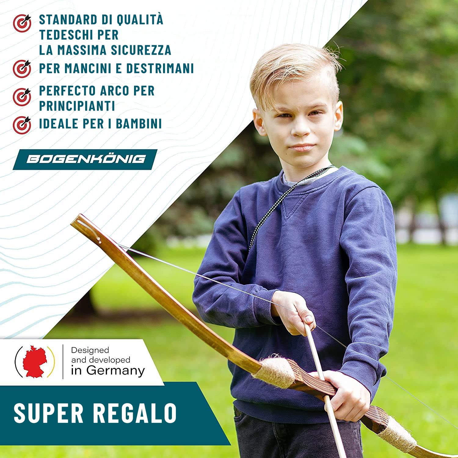 12 Frecce In Legno Old Wood 27 Pollici – Rosso-Giallo Per Principianti E Bambini – Eco