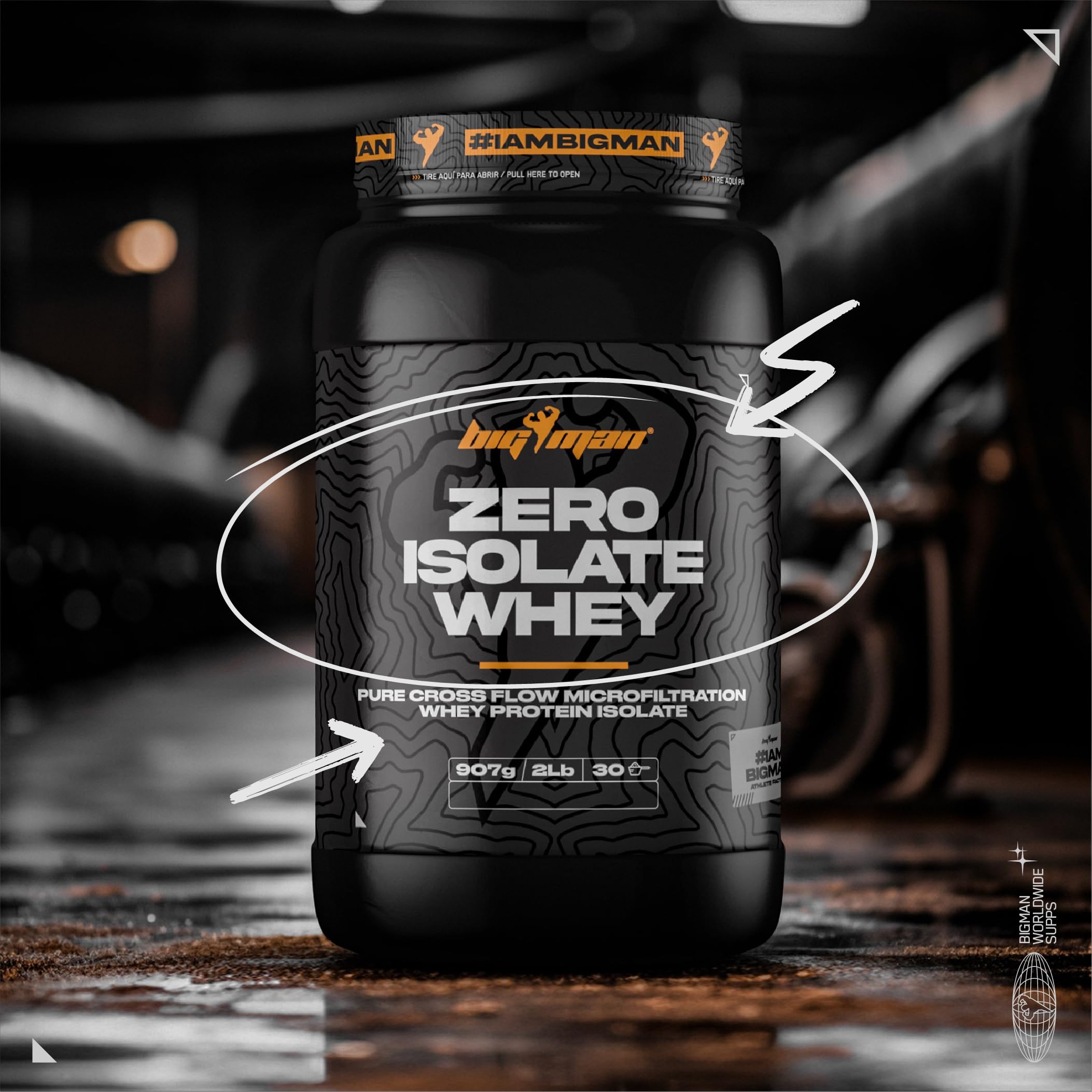 BIGMAN | PROTÉINE ZERO 910 gr (CHOCOLATE) 2 lb | PROTÉINE ISOLATE | PROTÉINE ASSILÉE | PROTÉINE D'ASSIMILATION RAPIDE AVEC LACTASE | PROTÉINE INTOLÉLANTE LACTOSE | PROTÉINE 85% PURETÉE