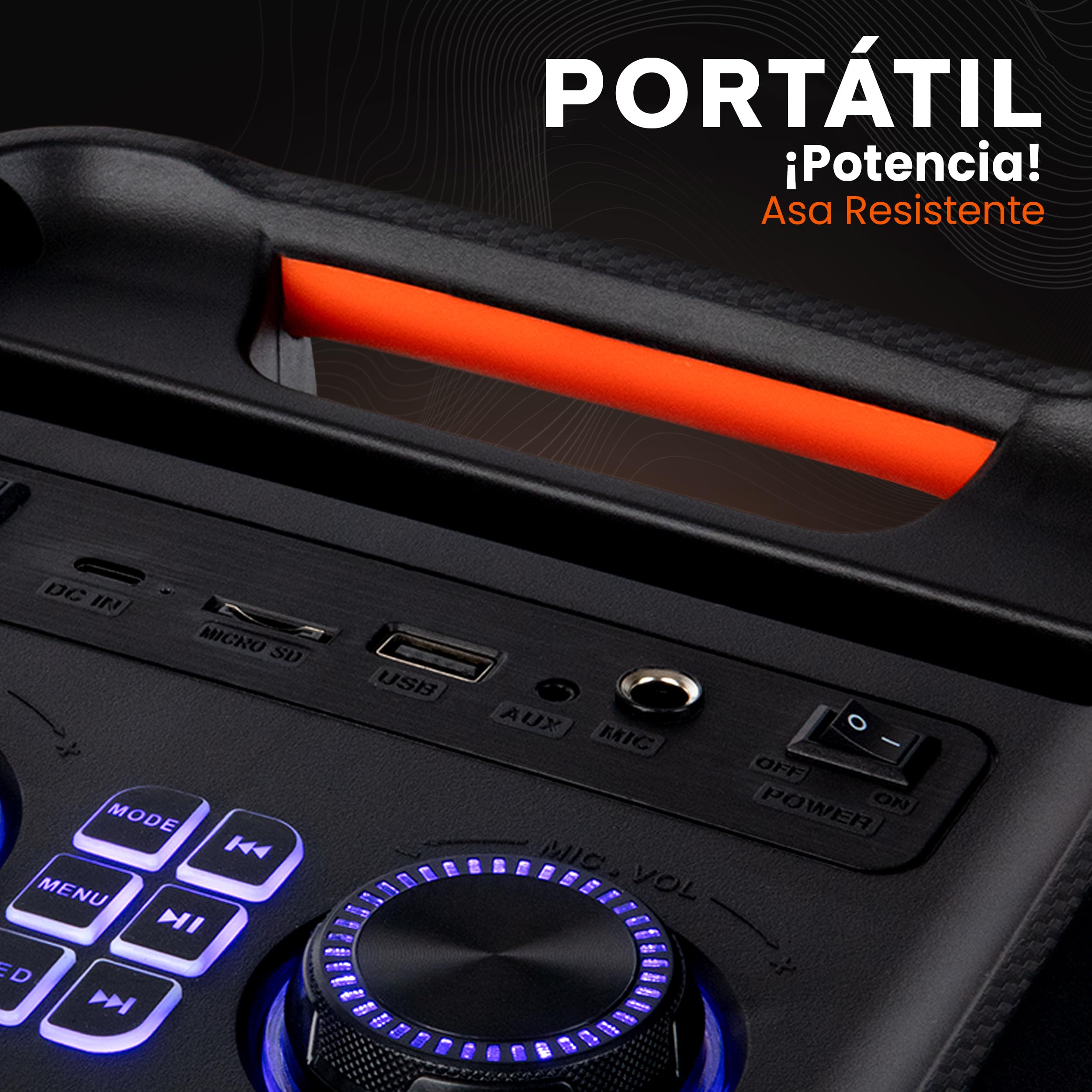Pyle Altavoz de Fiesta Bluetooth, Sistema True Wireless Stereo, Grande, Portatil