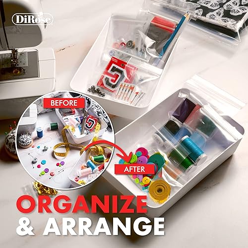 Miniatura 7 de Bolsas de polietileno con cierre de cremallera, 2.5 x 3 pulgadas (100 unidades), 4 mil, bolsas de plástico con cierre de cremallera, bolsas de