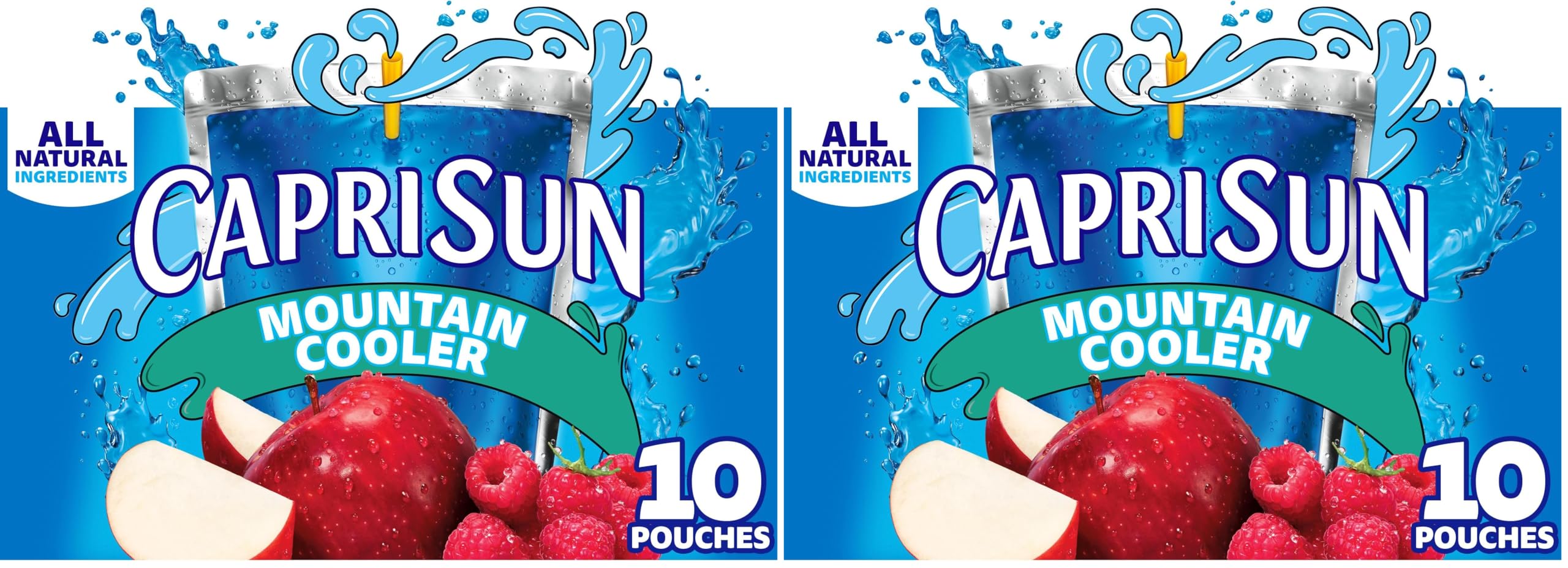 Capri Sun Mountain Cooler Ready-to-Drink Juice (10 Pouches) (Pack of 2)