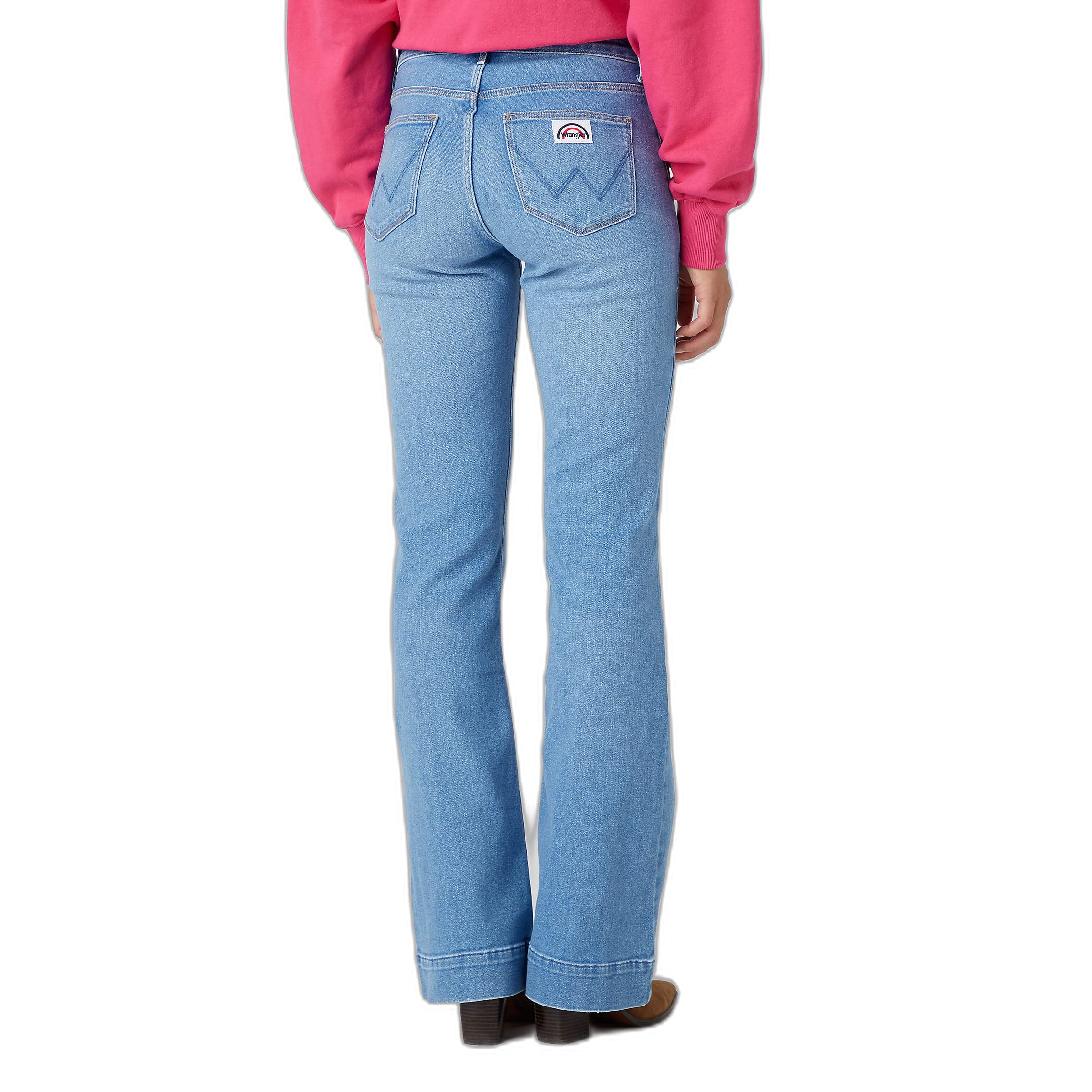Wrangler - Jeans Mujer - Corte Acampanado - Raven