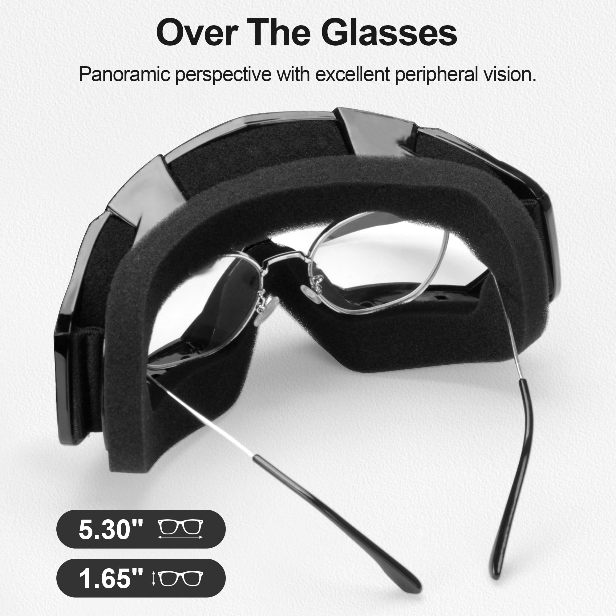 JAGASOL Lunettes de moto tout-terrain pour homme et femme - UV 400 - Anti-rayures, antibrouillard, anti-poussière - Pour adultes et jeunes enfants