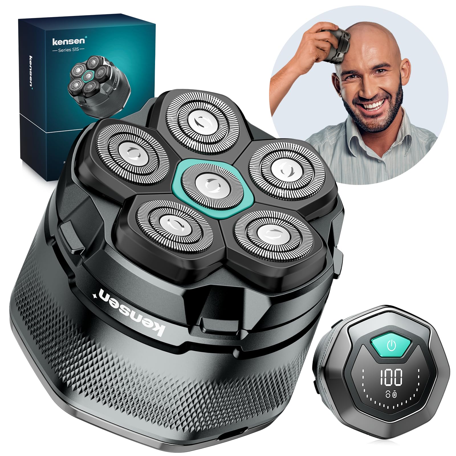 Afeitado Perfecto: Kensen 6D para Cabeza y Rostro