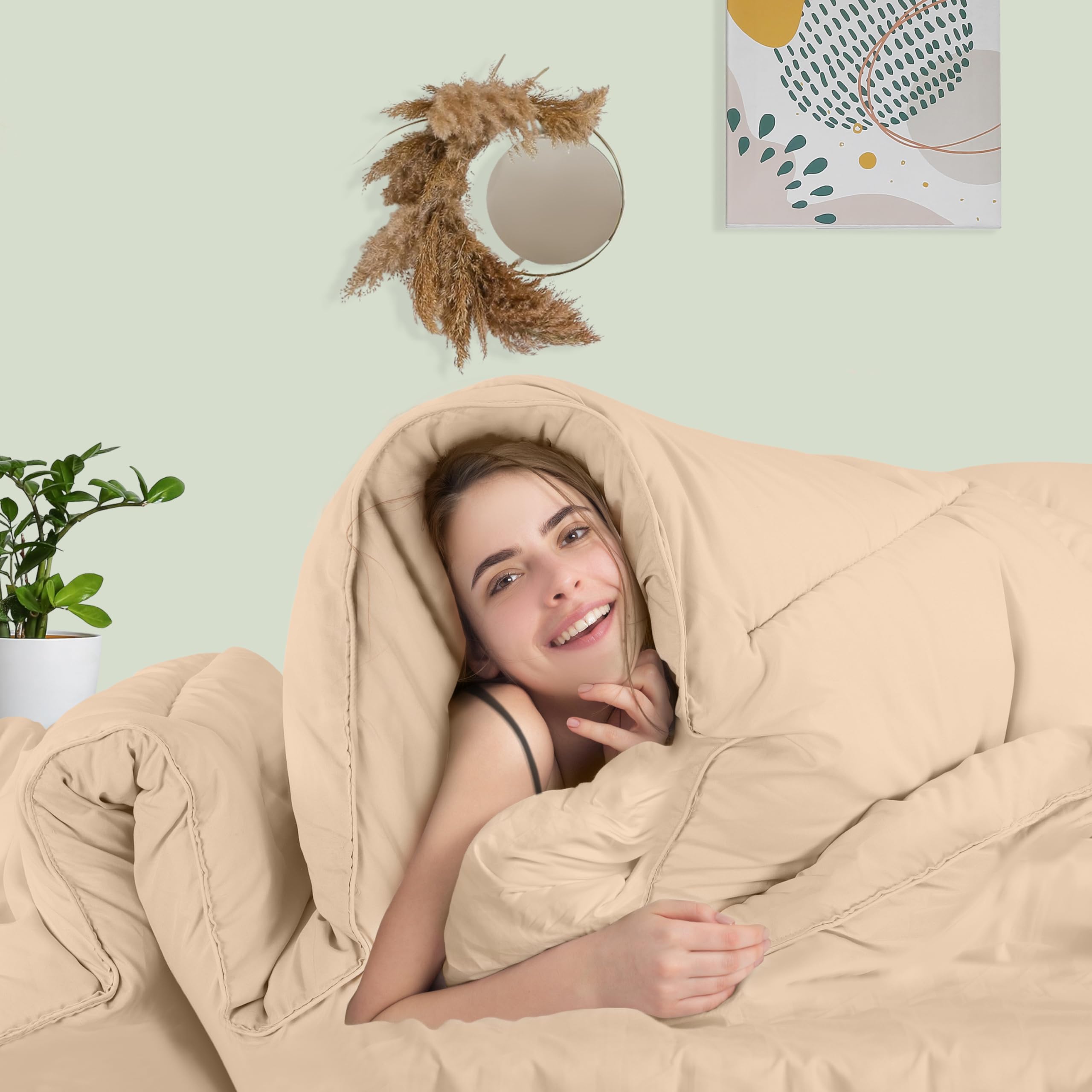 Amazon｜Utopia Bedding 掛け布団 羽毛布団 インサート キルト掛け布団 