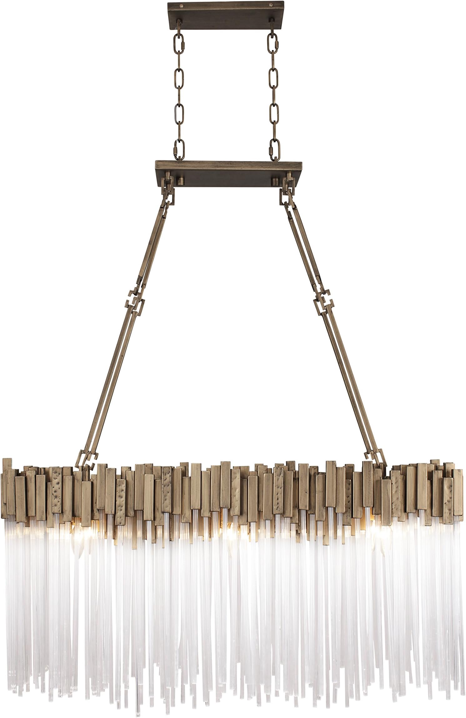 309N06HG Matrix Linear Pendant, 6 Light, Havana Gold