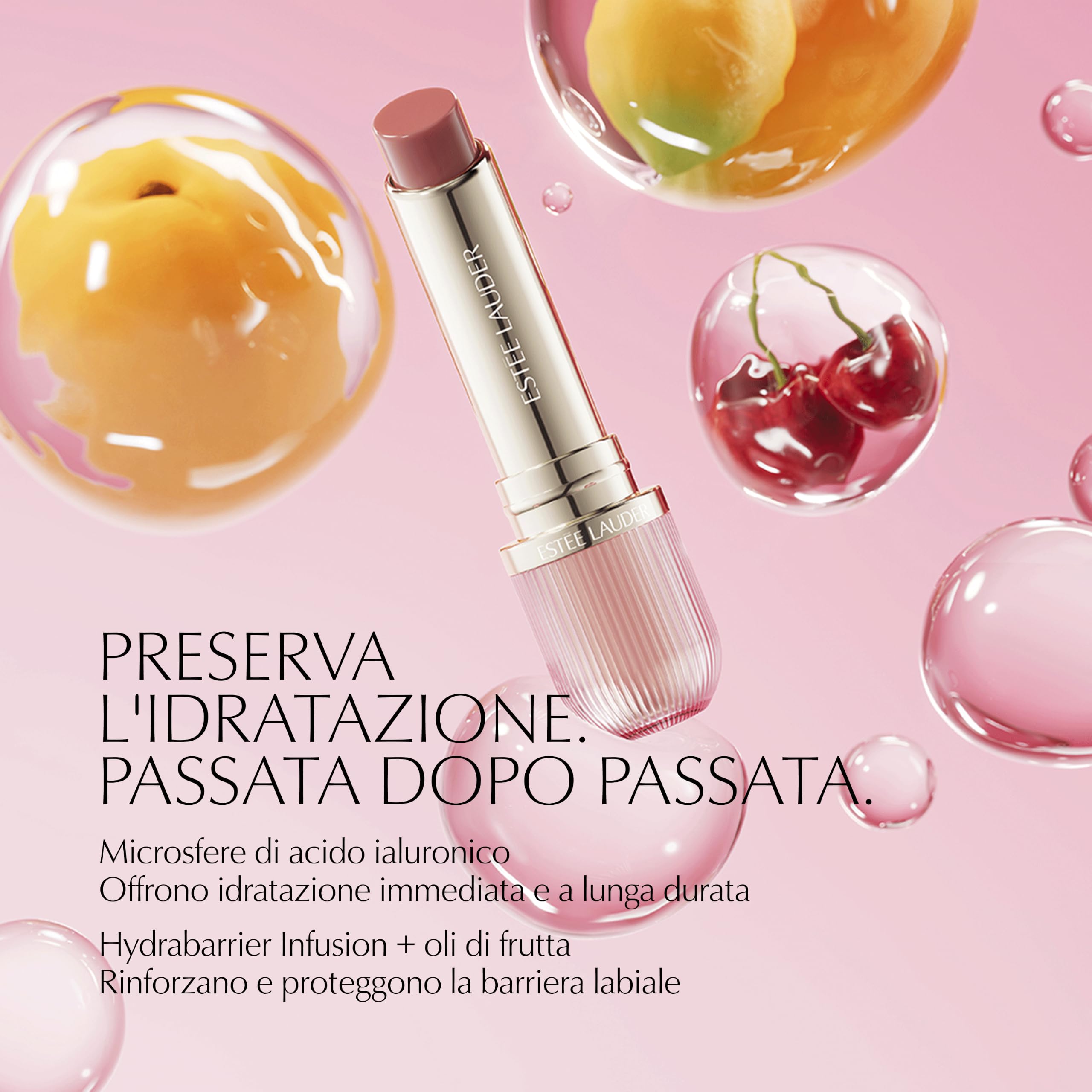 Estée Lauder Futurist HydraPlump Tinted Lip Balm - Balsamo labbra con Acido Ialuronico e colore che si adatta al pH, 2.8g