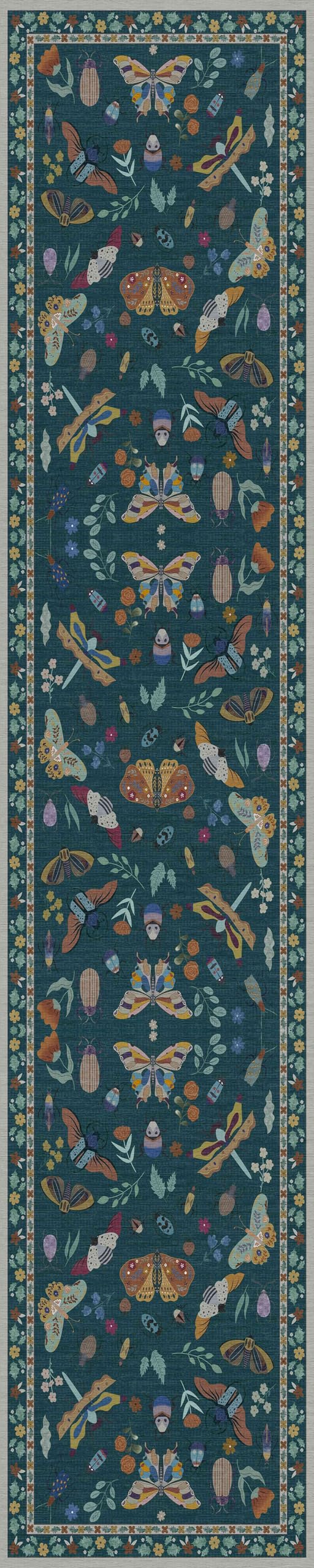 Hallway Runner Rug 2X10, Washable Rugs Runner Area Rug for Hallways Kitchen Runner Rug, Ultra-Thin Soft Modern Print Rugs? Non-Slip Stain-Resistant Kitchen Mat, Non-Shedding & Easy Care, Dark Green