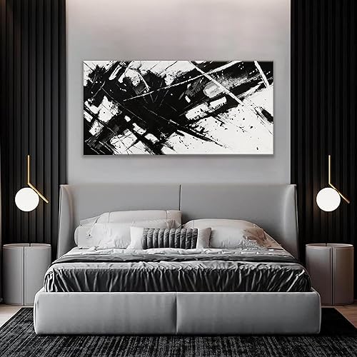 Miniatura 10 de TAIJXAGSG Arte abstracto de pared para sala de estar, lienzo moderno, decoración de pared, arte de pared verde, dormitorio, oficina, decoración