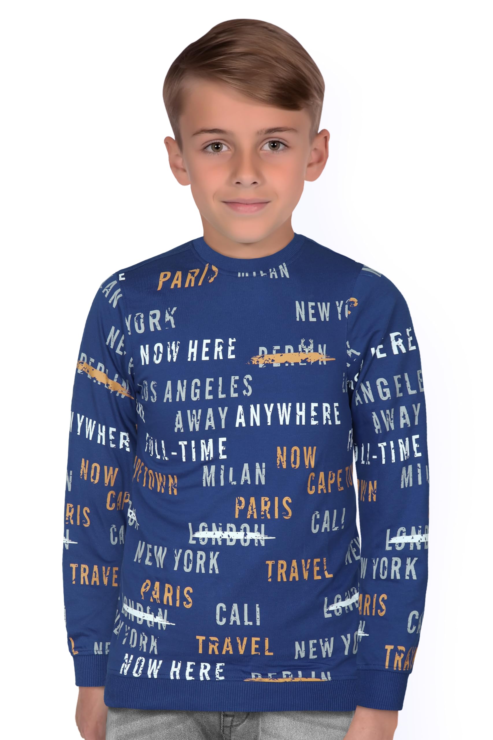 Allen SollyJunior_ Boys_Blue_Sweatdshirt_11-12 Years