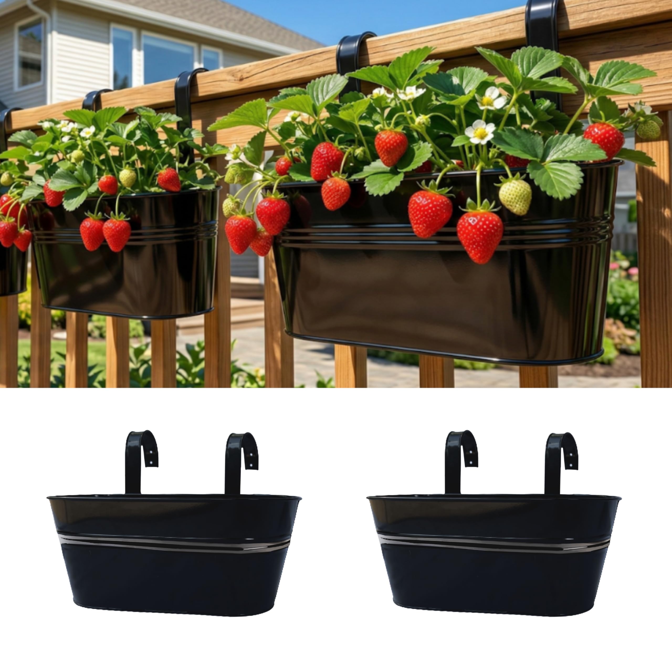 LaLaGreen Railing Planter