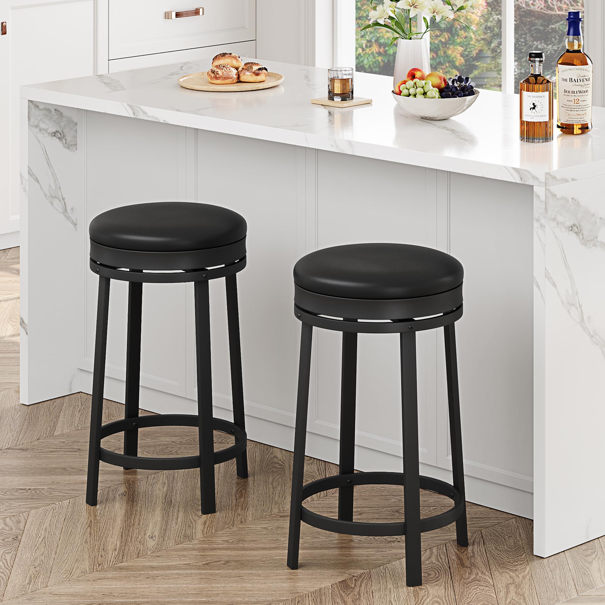 Swivel Bar Bar Stools For Modern Kitchen Flouki Swivel Counter
