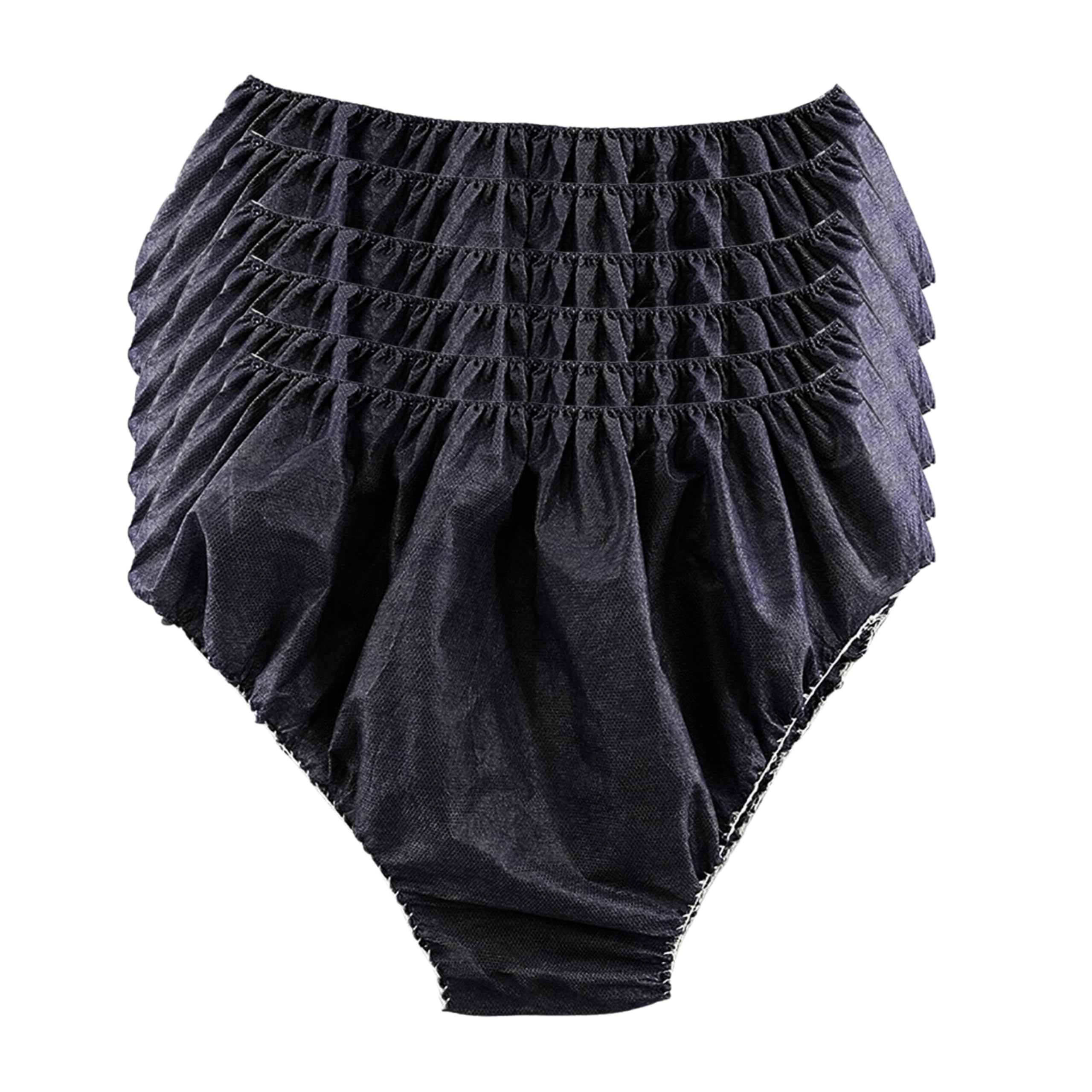 ear lobe & accessories Use & Throw Elastic Panties for Spas/Saloons for Women/Girls | Non-Woven, Free-Size, Black - Set of 6-picture-46