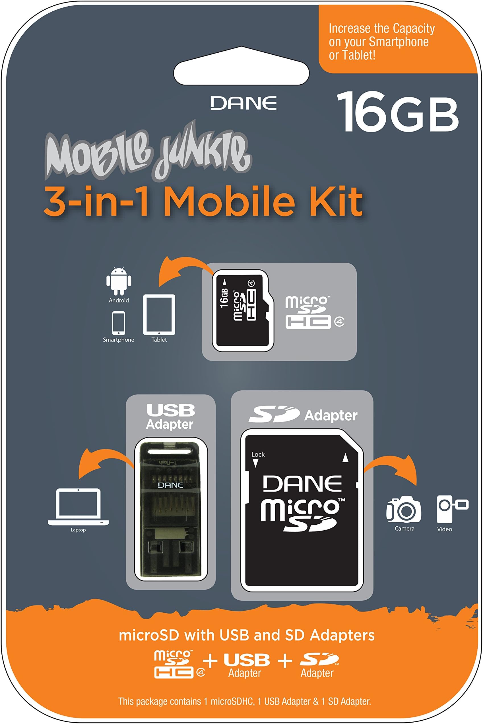 16GB 3-in-1 Mobile Kit