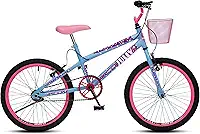 Colli Bike, Bicicleta Jully, Aro 20 Aero 36 Raias, freios V-Brake Dianteiro e Traseiro, Suporte de guidão Down Hill e Cestinha