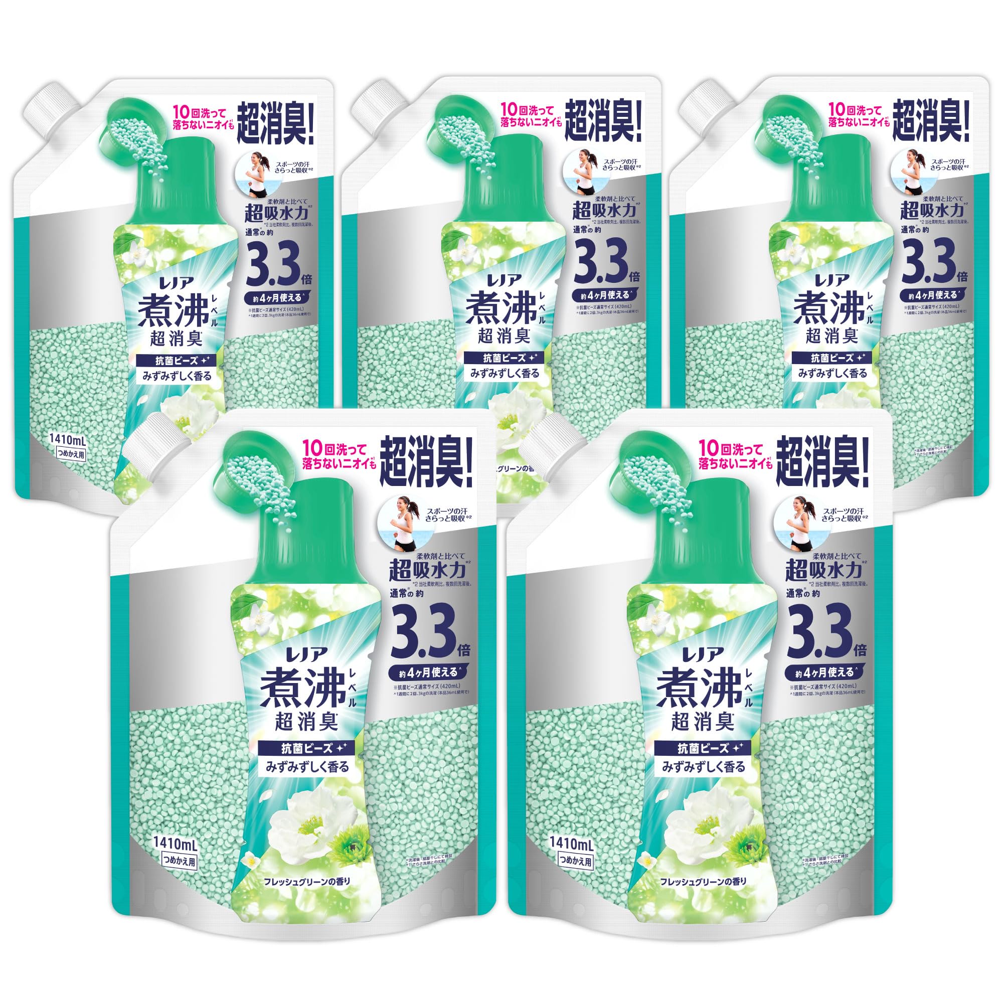 Amazon.co.jp: レノア 煮沸レベル超消臭 抗菌ビーズ みずみずしく香る