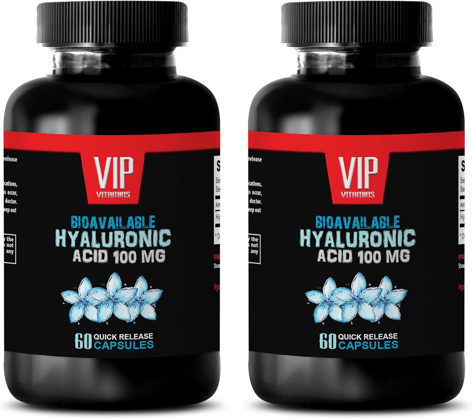 Dry Eye Complete Vitamins HYALURONIC Acid 100 Mg Jarrow