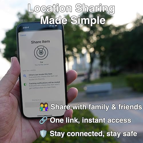 Miniatura 6 de Mini rastreador GPS para vehículos funciona con Apple Find My, sin tarifa mensual, dispositivo magnético oculto para rastreo de ubicación de