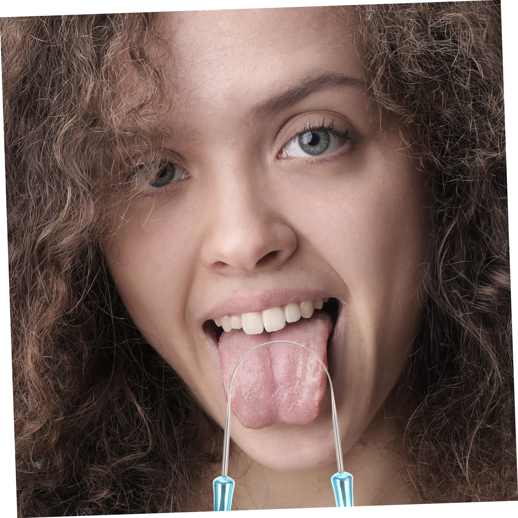 minkissy 10 Pezzi pulisci lingua a forma di u strumenti per la pulizia della lingua orale raschietti per la lingua bocca raschietto per lingua tongue scraper pulisci-lingua addominali