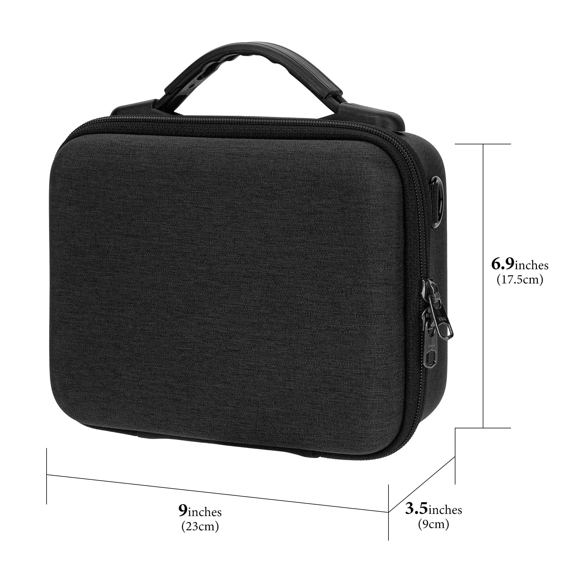 GEEKRIA Custodia da trasporto compatibile con XbotGo, borsa da viaggio protettiva a guscio rigido Chameleon (grigio scuro)