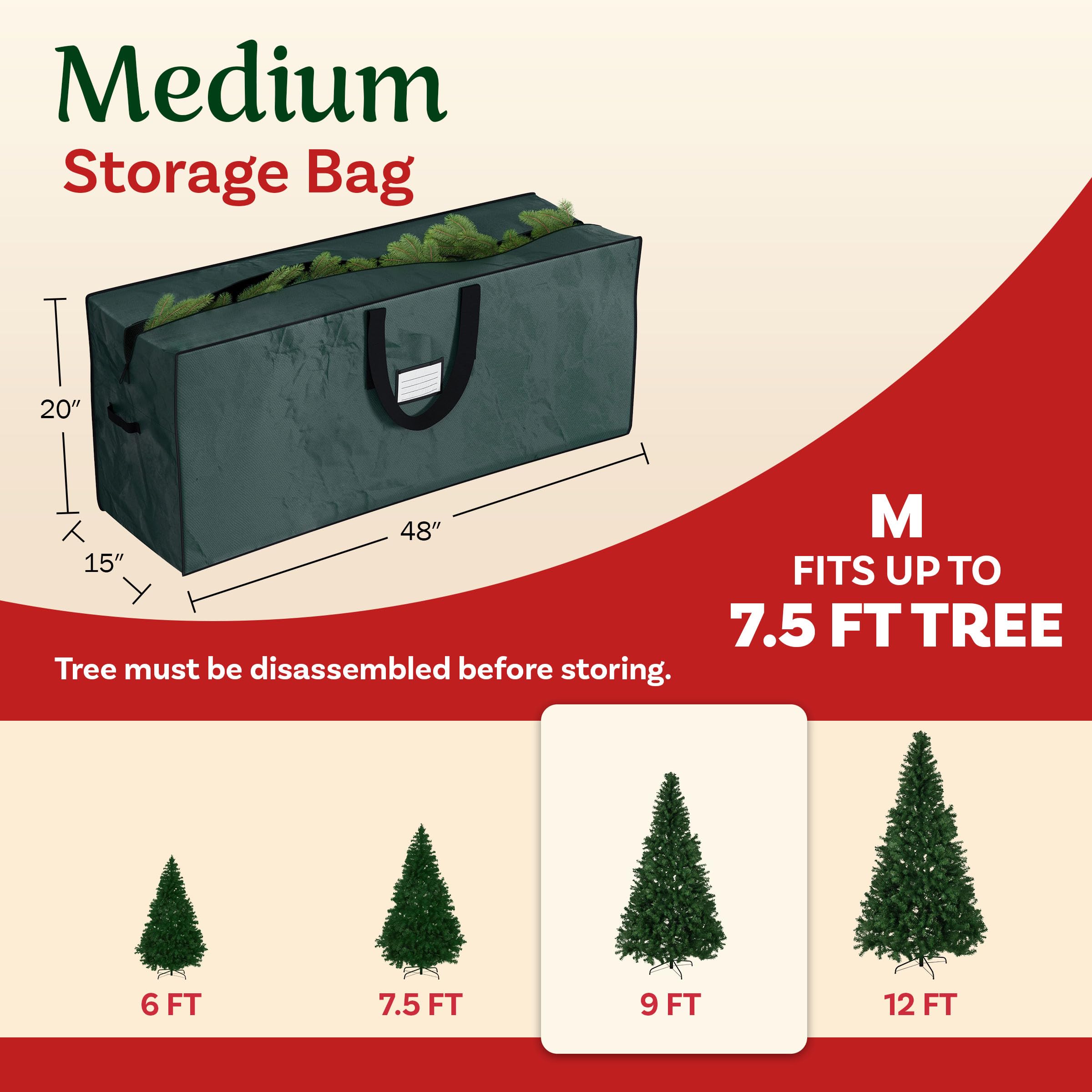 Borsa verticale per albero di Natale, 2,1 m, copertura per albero di Natale con cinghie regolabili, chiusura a scatto resistente agli strappi, materiale Oxford (verde Borsa verticale per albero di Natale, 2,1 m, copertura per albero di Natale con cinghie regolabili, chiusura a scatto resistente agli strappi, materiale Oxford (verde