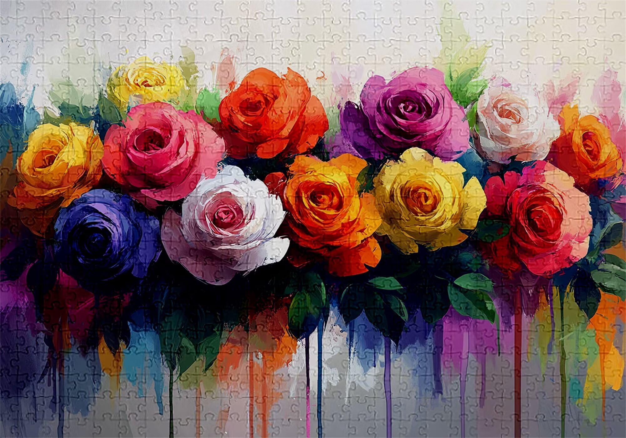 Puzzle 4000 elementów różowe puzzle dla dorosłych kwiaty 141x87cm Unikalne rzemiosło klasyczne 3D drewniana układanka do rodzinnych gier aktywnych, układanka do samodzielnego wykonania nawet do