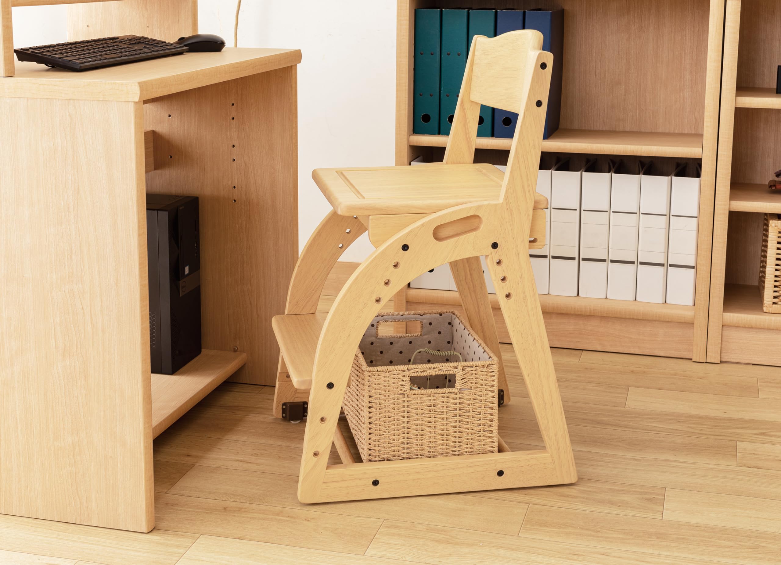 天然木製板座　高30cm x 幅43.5cm Amazon.co.jp: 小島工芸 学習椅子 板座面 幅61cm 奥行き30cm 高