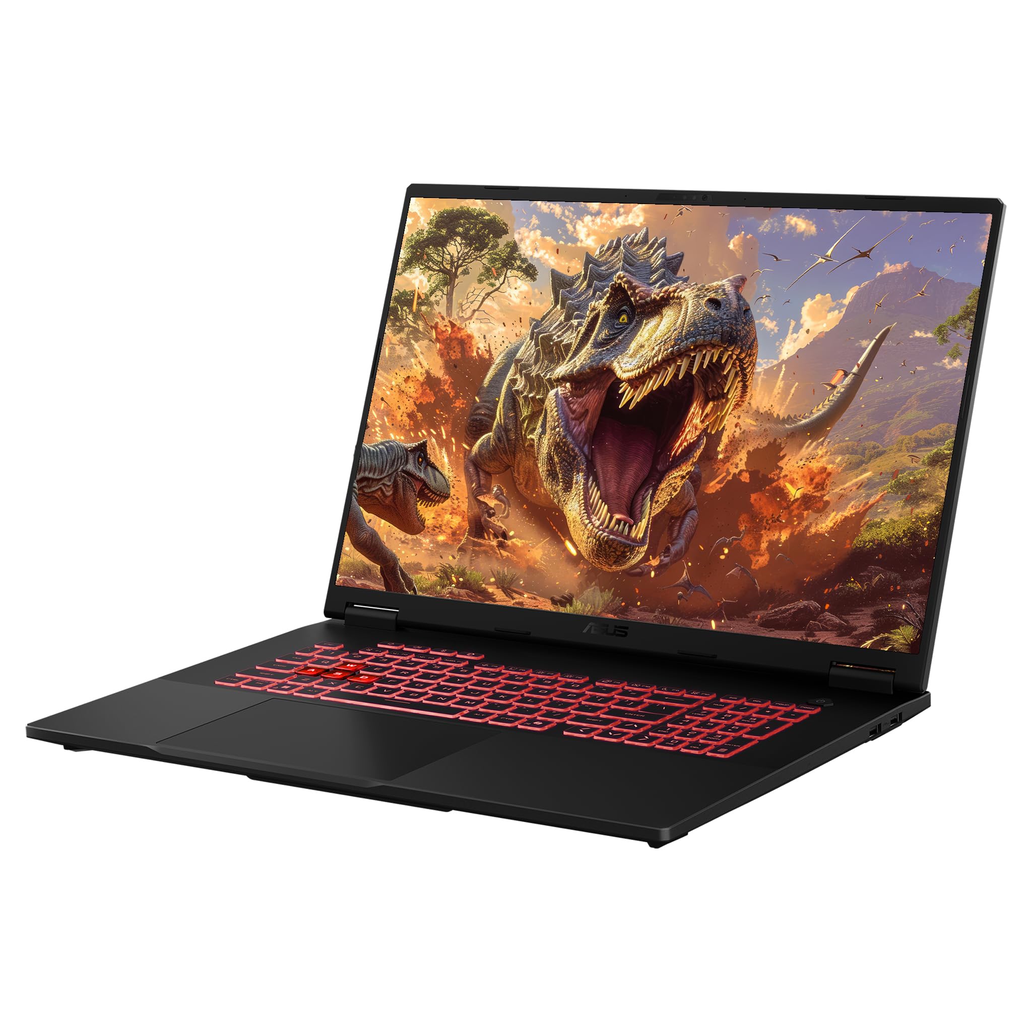 ASUS TUF A18 Gaming Laptop, AMD Ryzen 7 260, 64 GB DDR5 RAM, 2 TB PCIe SSD, 18" FHD (1920 x 1200), display Nvidia GeForce RTX 5050 Graphics, tastiera QWERTZ RGB, Windows 11 Home, Jaeger Gray