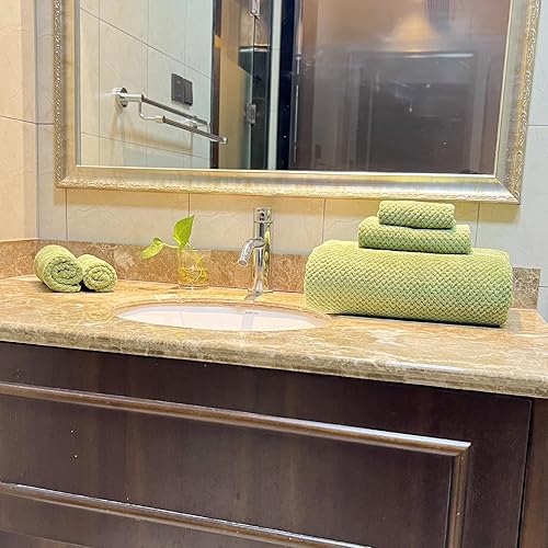 Miniatura 5 de YTYC Toallas, toallas de baño de gran tamaño de 39 x 78 pulgadas para adultos, toallas de baño de lujo, juegos extra grandes para baño, toallas de