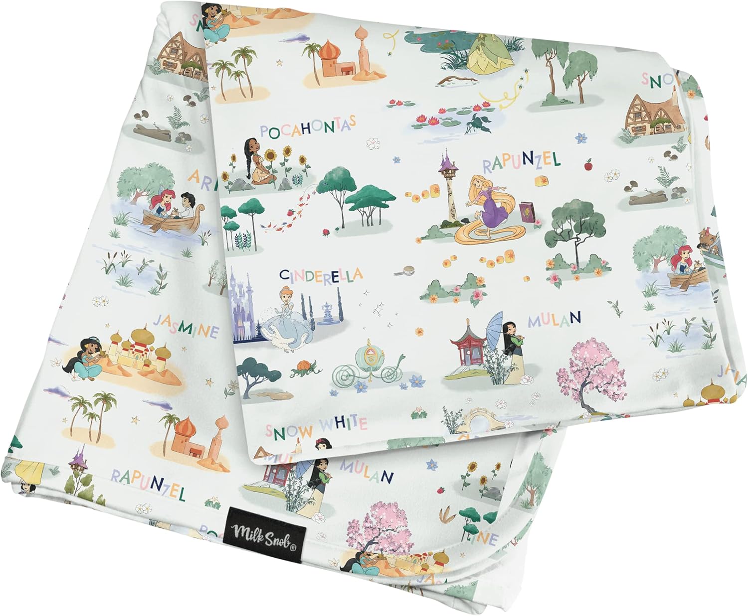 Milk Snob Disney Enchanted Kingdoms Baby Girl Swaddle