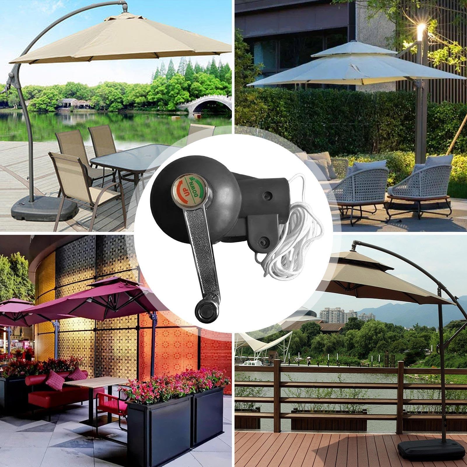 Pièces de Rechange pour Parasol Terrasse Manivelle Poignée Déporté