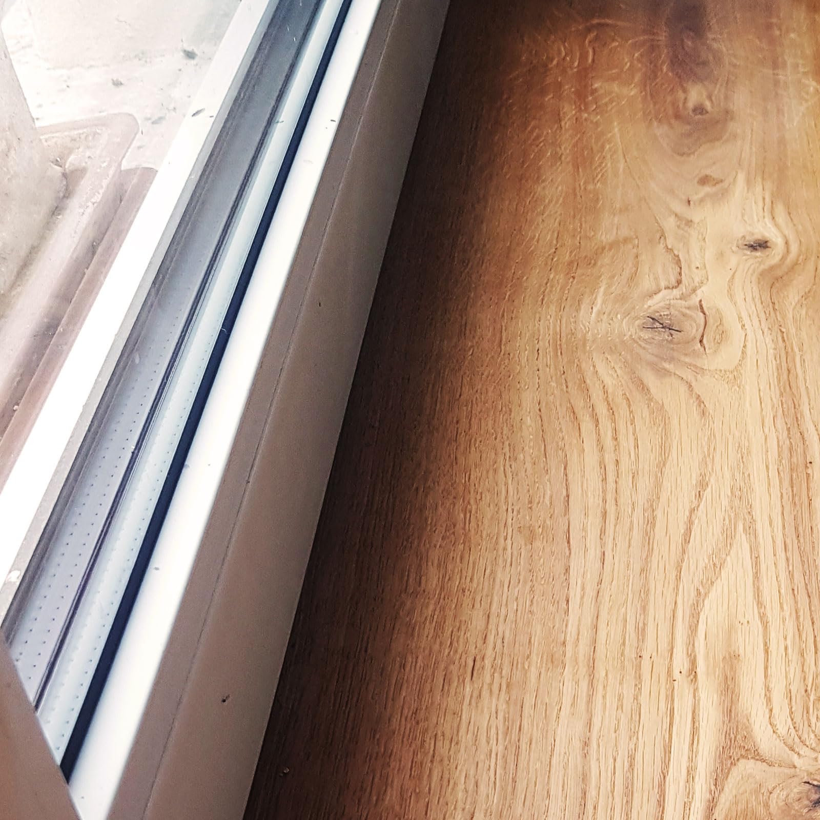 Davanzale per finestra in legno massello | bordo rustico | 90 x 20 cm | manifattura tedesca, naturale, mensola, tavola, piastra, copertura