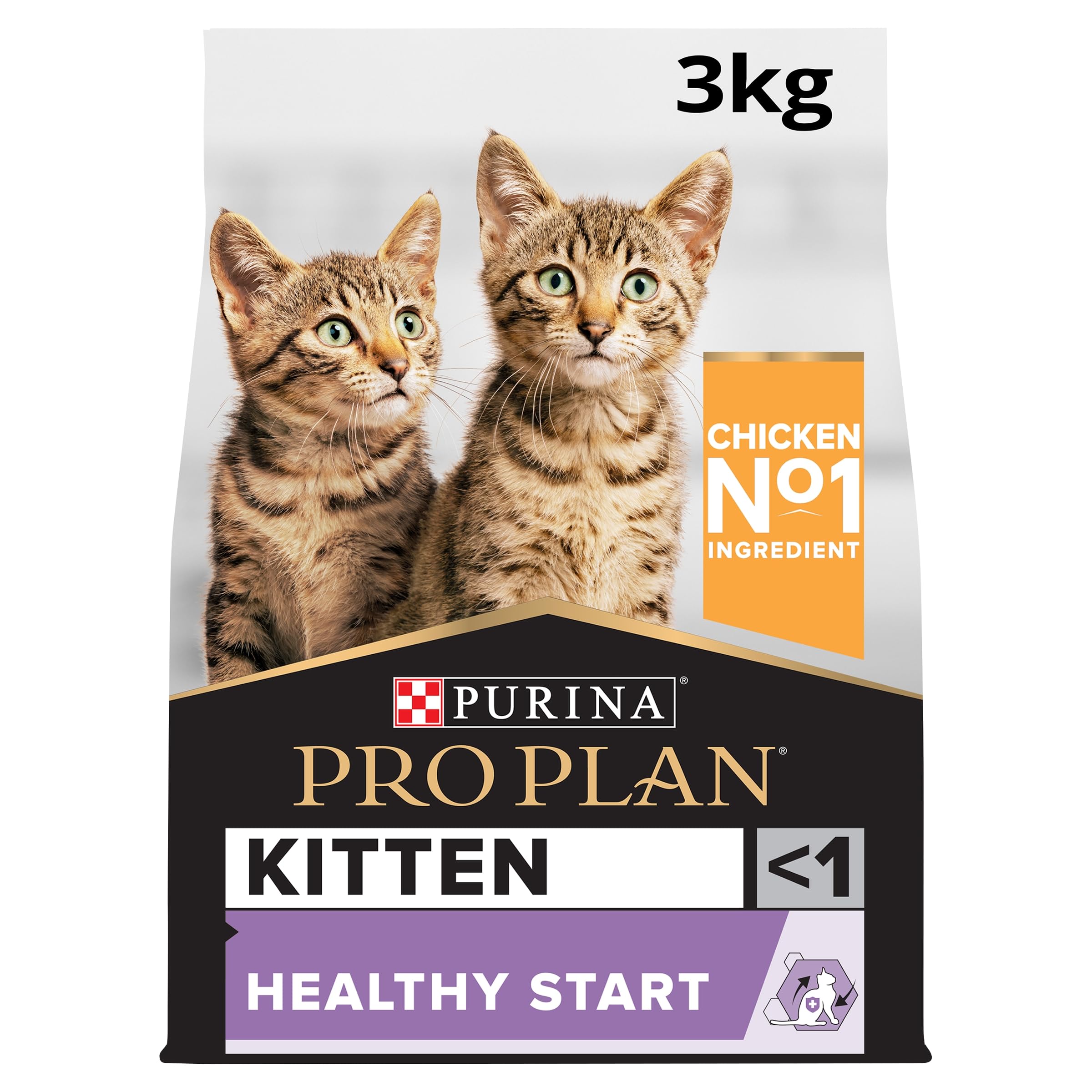 PRO PLAN Kitten Healthy Start Chicken Dry Cat Food 3kg