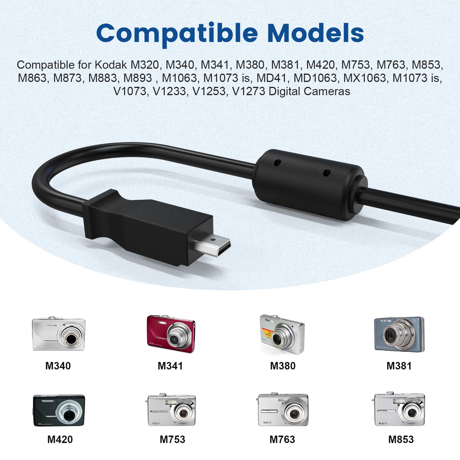 Amazon.com: Arzweyk Replacement USB Data Sync Cable Cord Wire