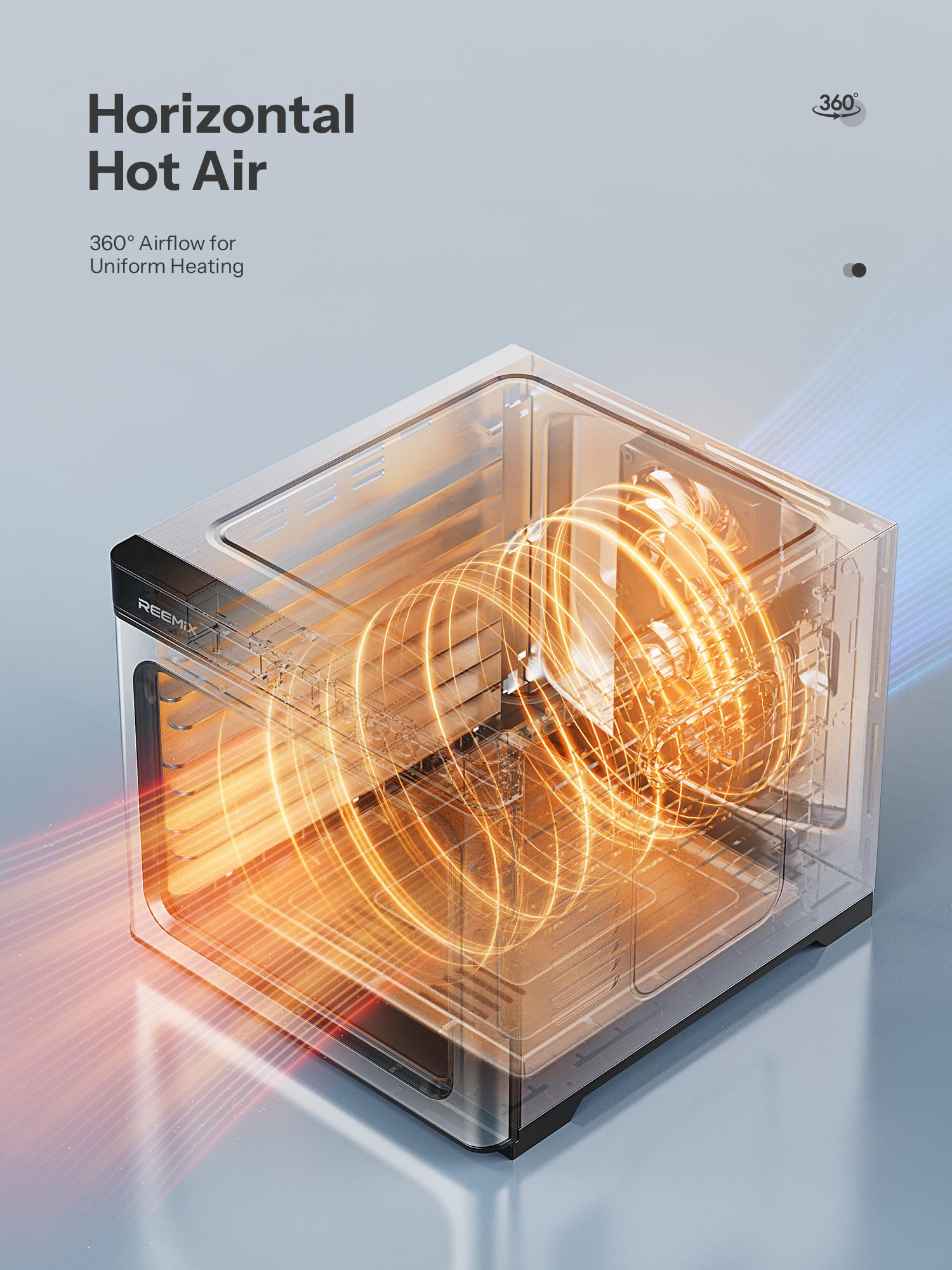 Déshydrateur alimentaire en acier inoxydable 1000W, contrôle digital, 9 plateaux, surface 0,8 m², température 30–75°C, minuterie 30 min–48h, écran LCD tactile