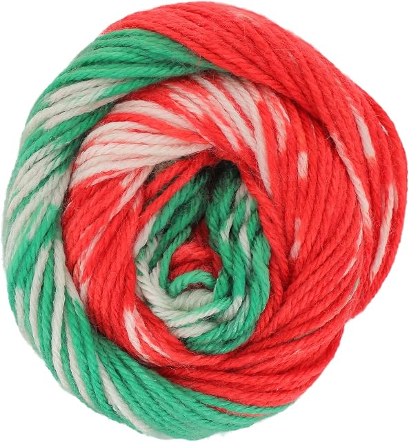 King Cole Fjord DK Knitting Wool Acrylic Self Pattern Fairisle Yarn 1 x 100g (Festive - 4921)