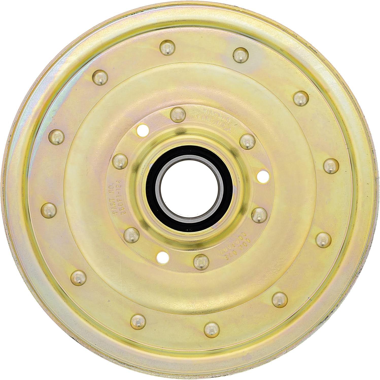 Puleggia Caltric Puleggia Folle Di Ricambio Per Trattorini John Deere Serie E100-E150, In Plastica Nera, 2 Pezzi, Misura 73x73x17.5mm Puleggia Per Tagliaerba - Foto 10