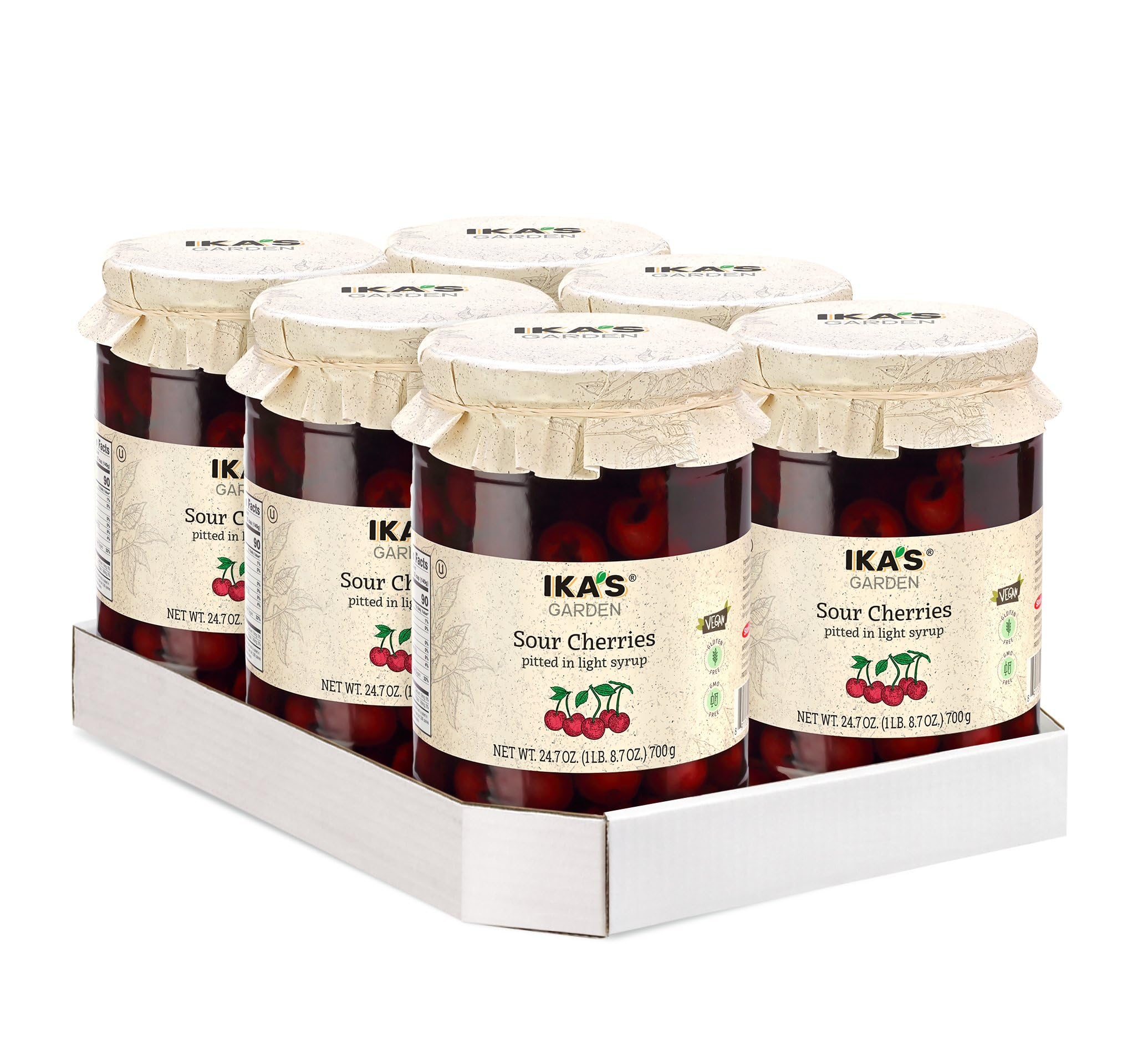 Amazon.com : Ika's Garden Pitted Sour Cherries in Light Syrup