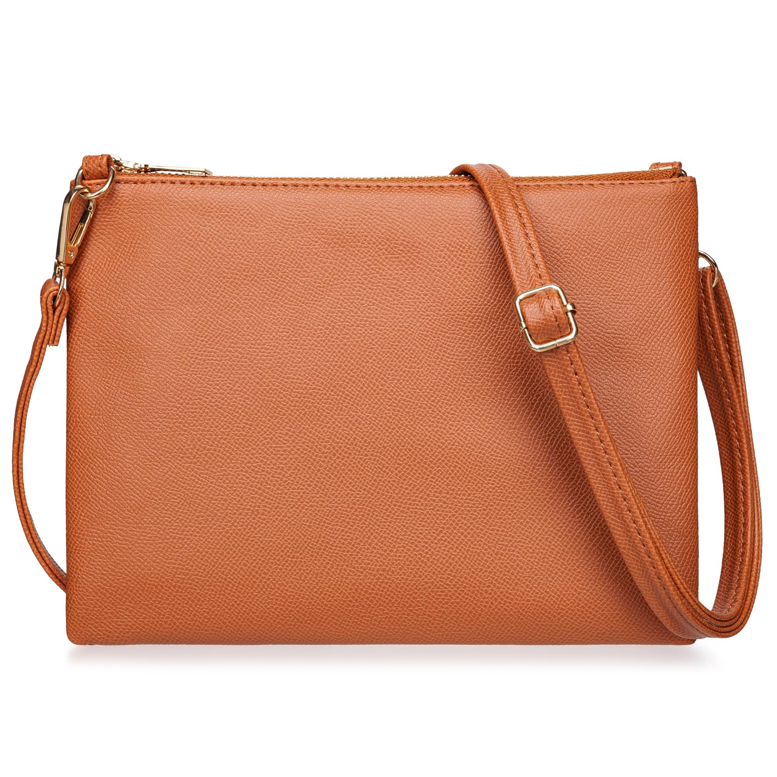 Small Crossbody Bags for Women Trendy Clutch Purse PU Leather Shoulder Bags with Adjustable Strap