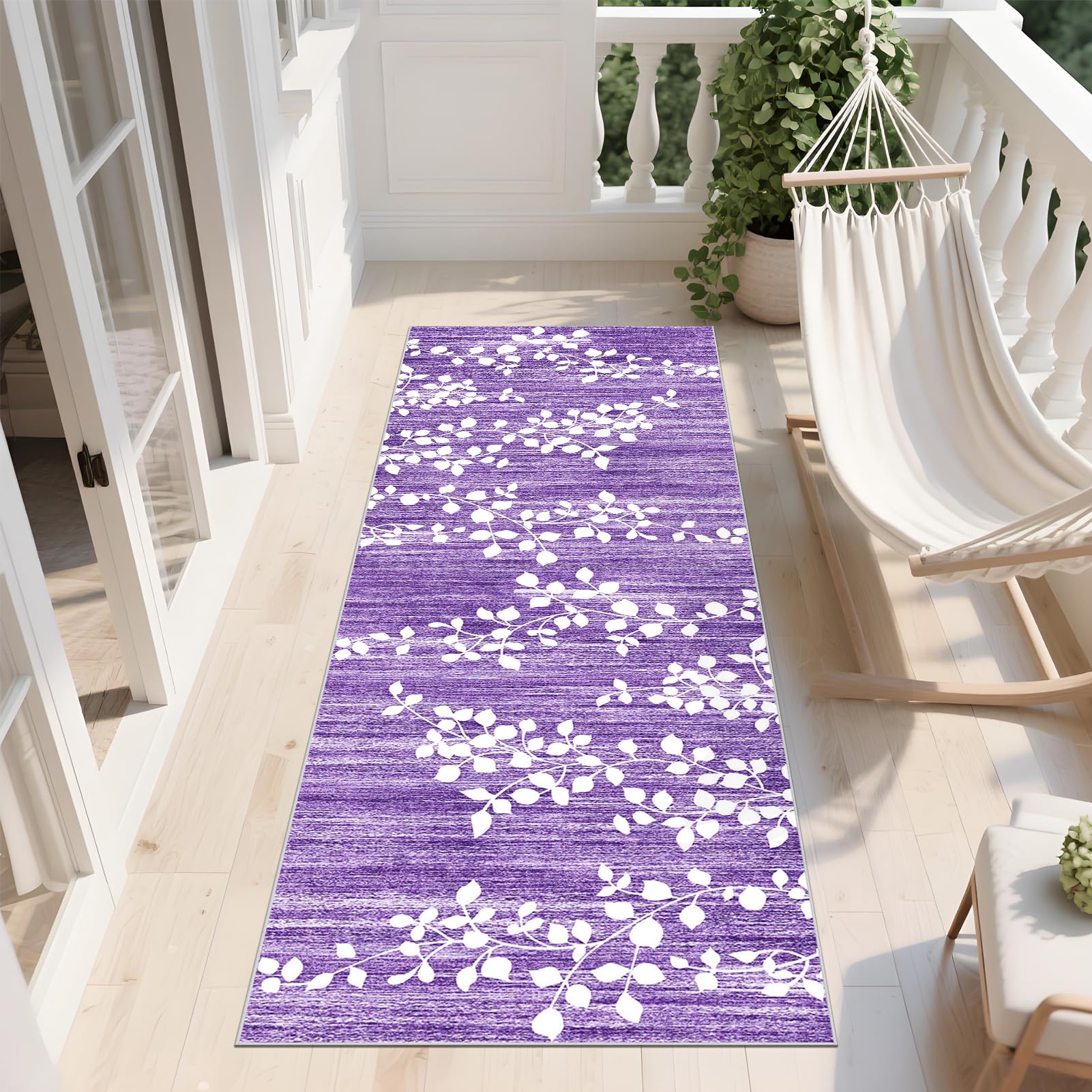 Długie dywaniki do korytarza, antypoślizgowe maty kuchenne 80 x 500 cm zmywalny dywanik do korytarza, dywanik do przedpokoju, maty do wejścia kuchnia pralnia sypialnia