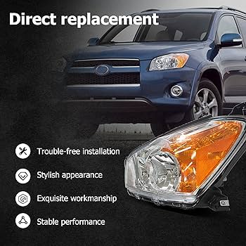 トヨタ　RAV4 Amazon.com: GENRICS Headlights Repalcement for 2009 2010