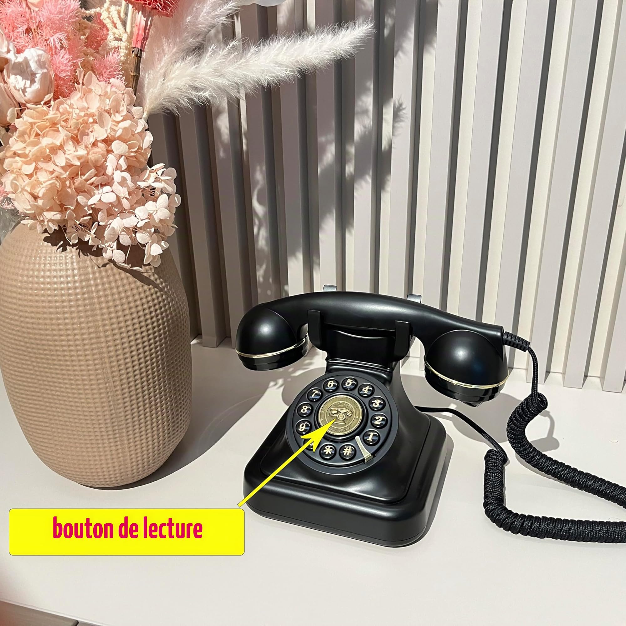 livre d'or audio avec lecture instantanée et volume réglable, idéal pour les mariages, les anniversaires de mariage et les fêtes d'anniversaire(Noir mat)