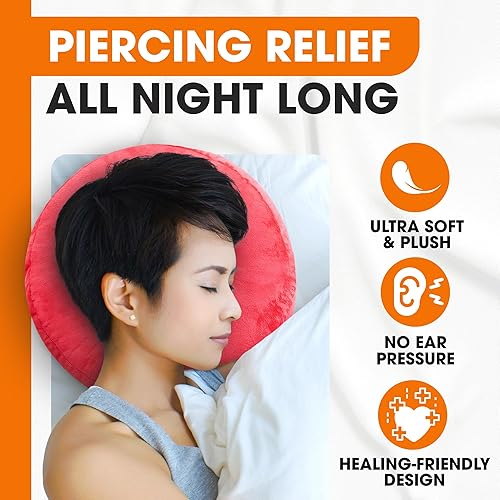 Miniatura 2 de Heer Collection - Almohada redonda de dona, almohada de microfelpa súper suave y cojín de asiento cómodo, 16 pulgadas, azul marino