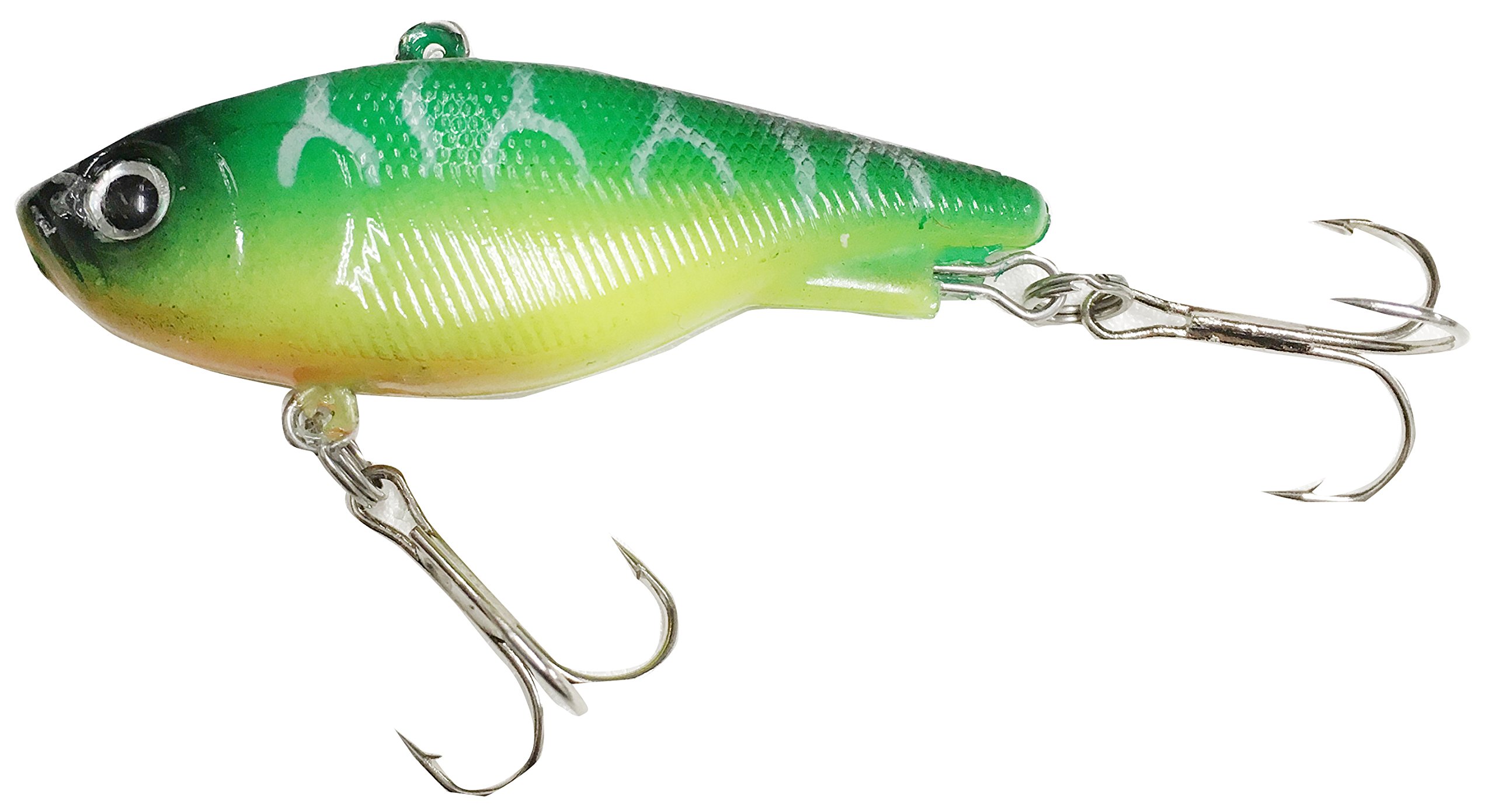 Amazon.co.jp: 【オルルド釣具】 55mm 18g 割れないルアー 5色