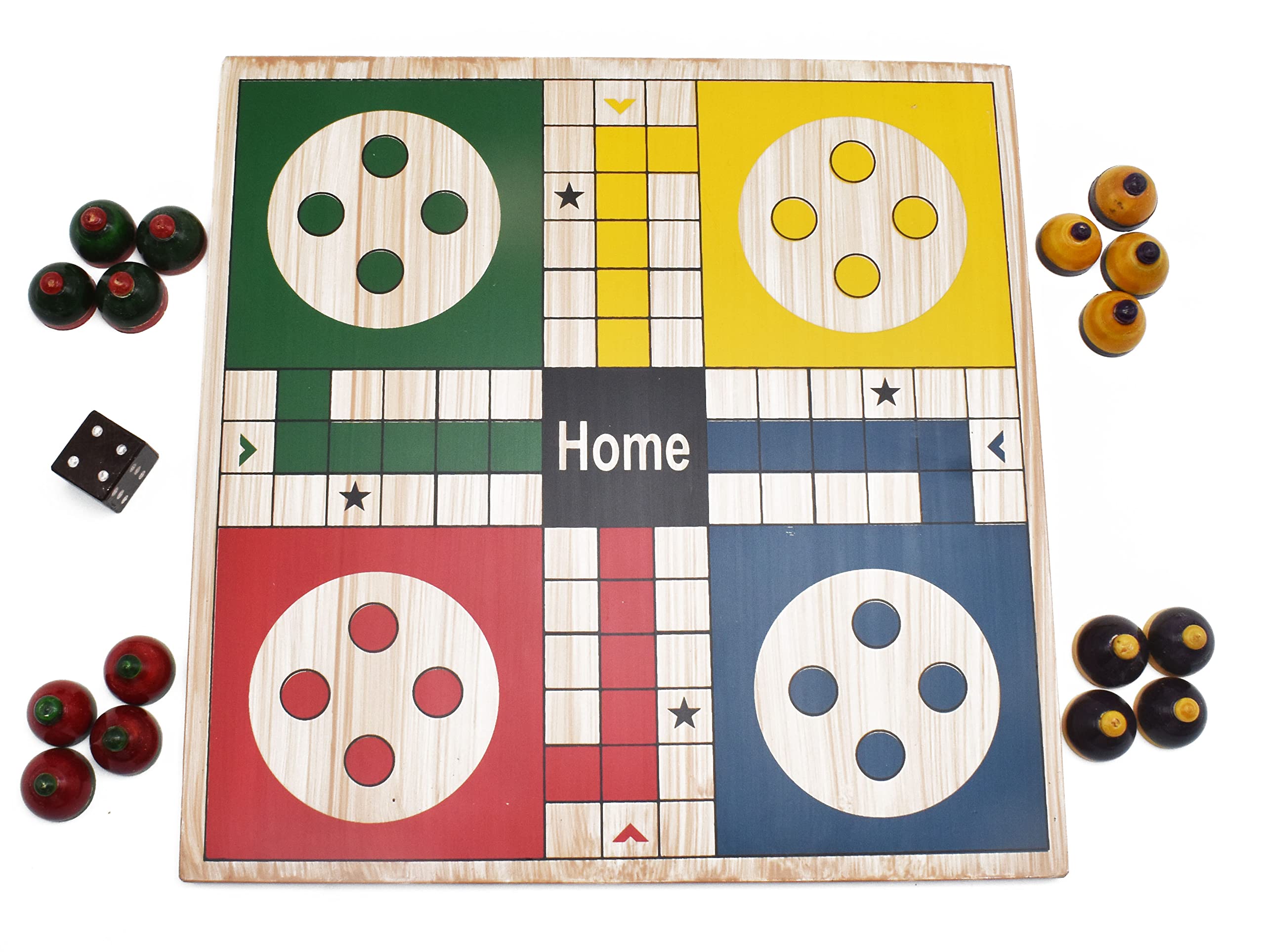 Justhandmade Wooden Ludo | Snake & Ladder | 2 in 1 Board Game | Indoor Game for Kids | Adults - Indoor Game/Brain Game - Party Game (B0BW4HYKW7) Amazon Price History, Amazon Price Tracker