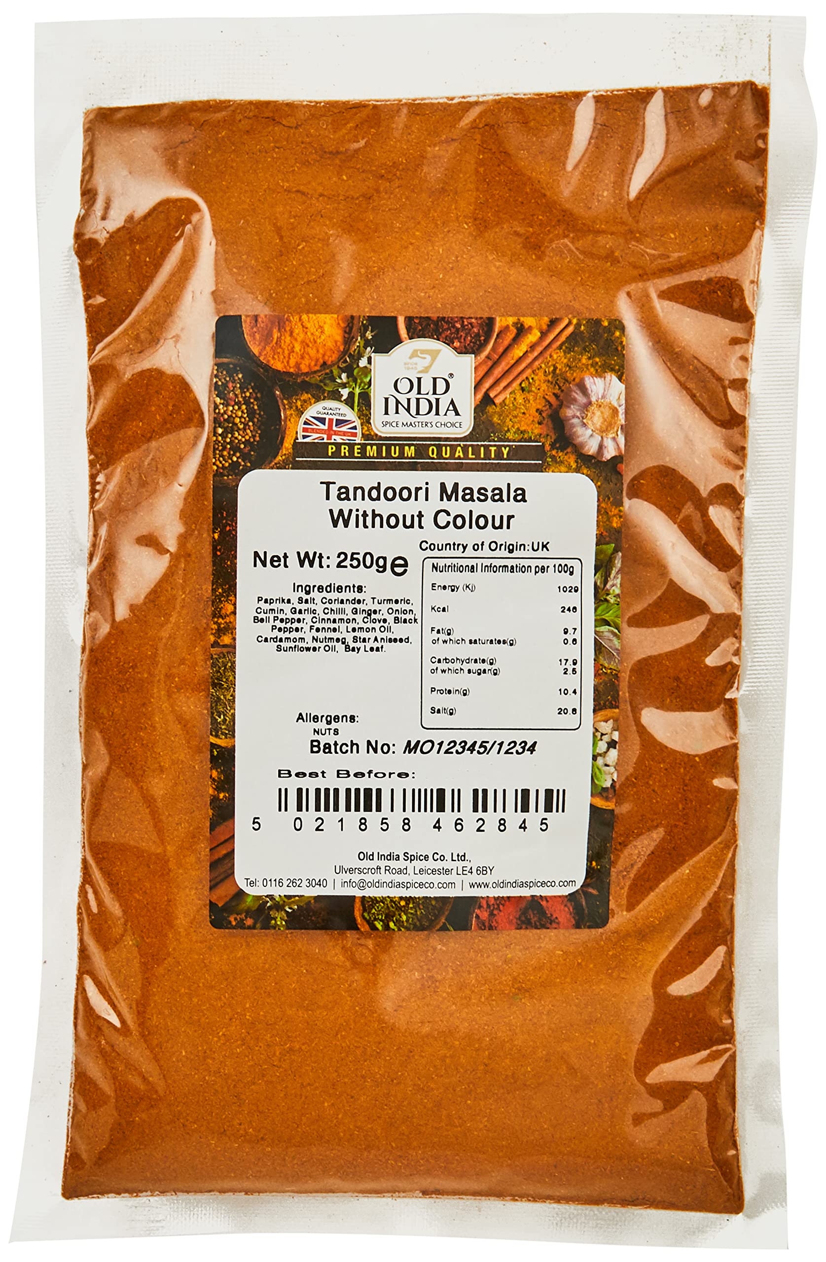 Old India Tandoori Masala Without Colour 250g