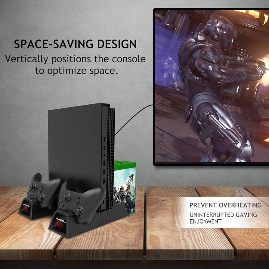 Xbox One X Vertical Stand Cooling Station First Look atelieryuwa.ciao.jp